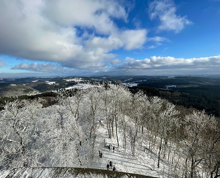 Aussicht vom Kaiser-Wilhelm-Turm, Hohe Acht