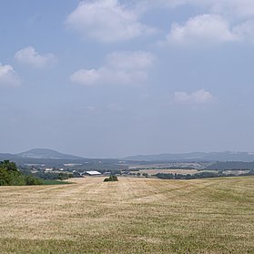Blick über Felder