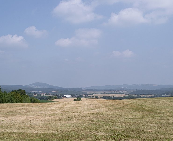Blick über Felder