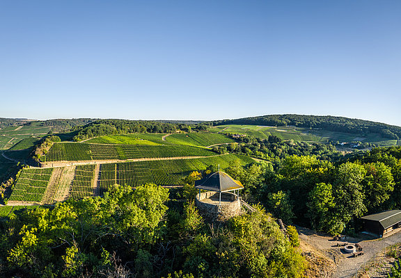Aussichtspavillon, Ahrtal, Bunte Kuh, Panoramablick, Walporzheim, Rotweinwanderweg