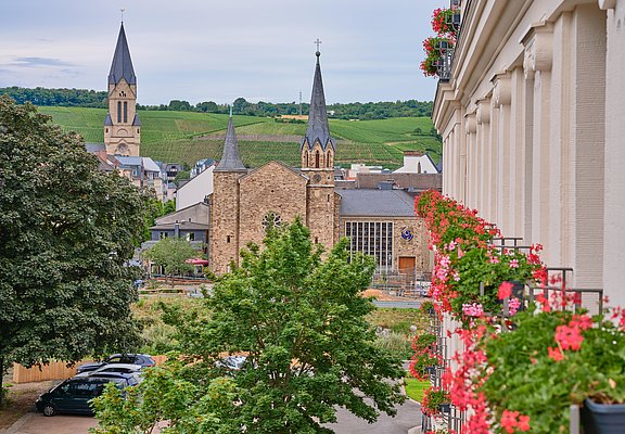 Ausblick auf die Kirche