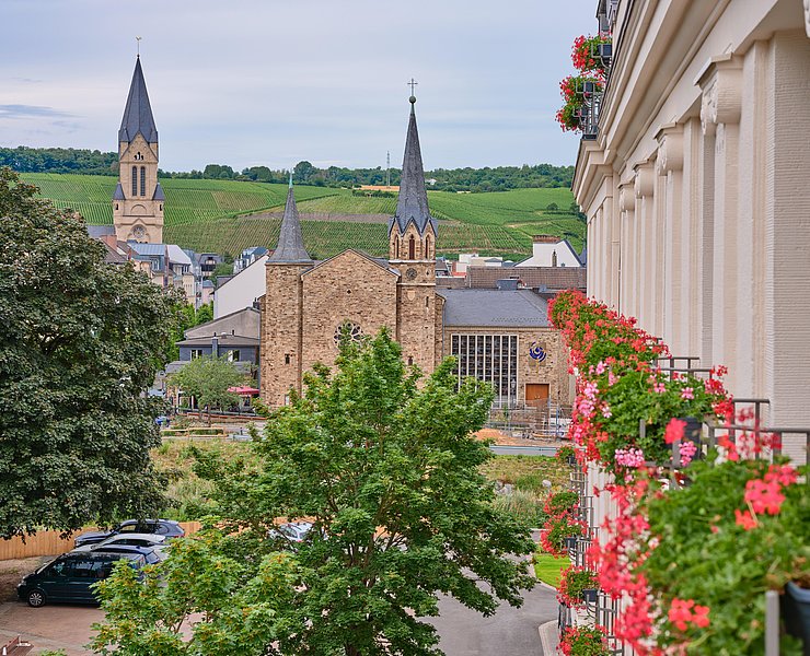 Ausblick auf die Kirche