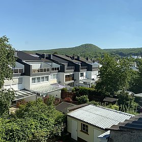 Blick auf die Rückseite des Quartiers