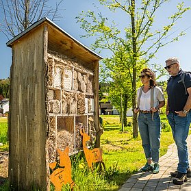 Insektenhotel im Inklusionsgarten