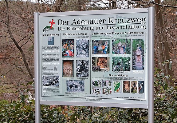 Infotafel Kreuzweg