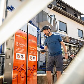 E-Bike Ladestation am Markt in Adenau