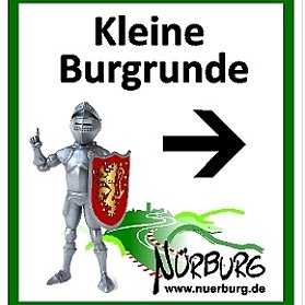 Wegelogo Kleine Burgrunde