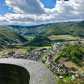 Blick auf Mayschoß von der "Akropolis"
