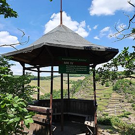 Der Pavillon auf der Katzley