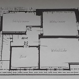 Grundriss der Ferienwohnung