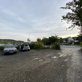 Parkplatz am Hafen Oberwinter