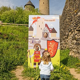 Familienzeit auf der Nürburg