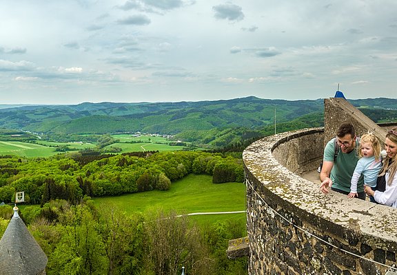Aussicht von der Burgruine Nürburg