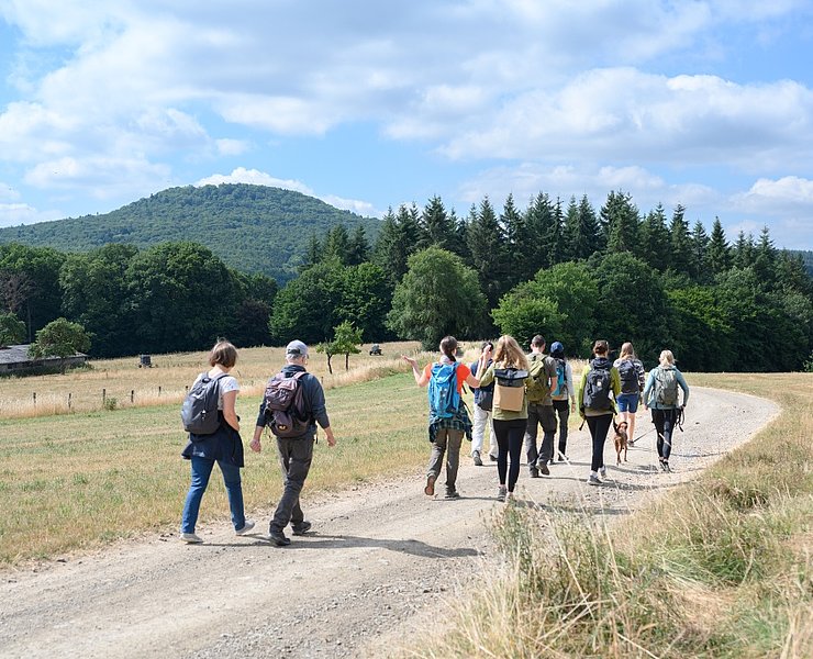 Wanderer der Wohllebens Waldakademie