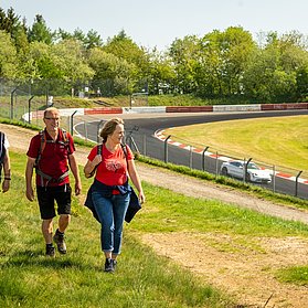 Wandern entlang der Nordschleife