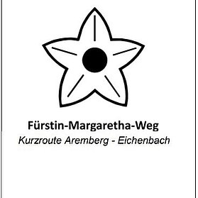 Wegelogo Kurzroute Fürstin-Margaretha-Weg Aremberg - Eichenbach