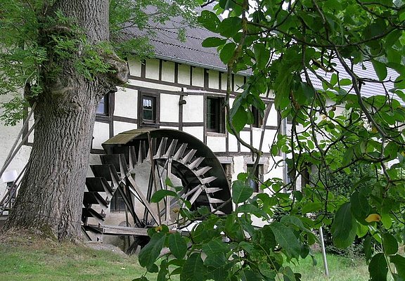 Hahnensteiner Mühle Mühlenrad