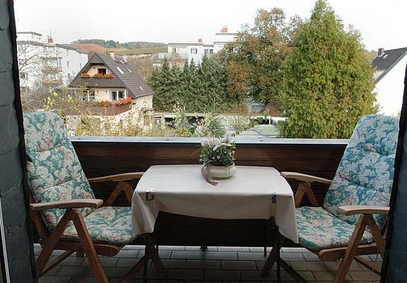 Ausblick Balkon