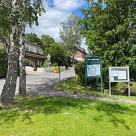 Diese Kreuzung ist der Startpunkt der Tour