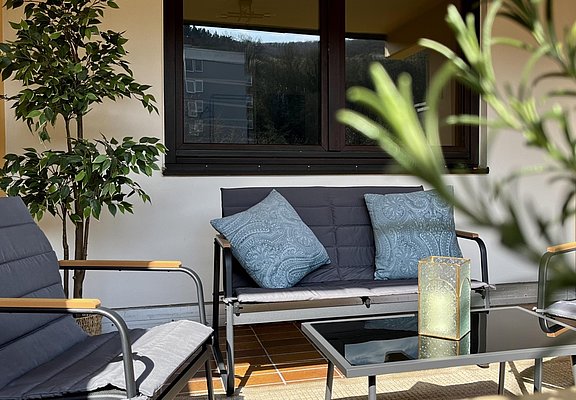 Loggia Sitzgelegenheit