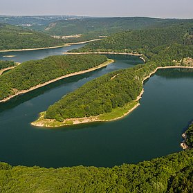 Urftsee im Nationalpark Eifel
