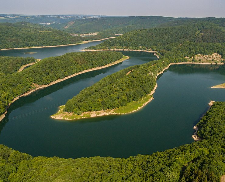 Urftsee im Nationalpark Eifel