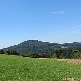 Blick auf den Aremberg, aus Richtung Fuchshofen