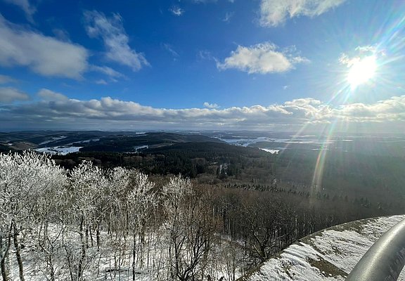Winterlandschaft Hohe Acht