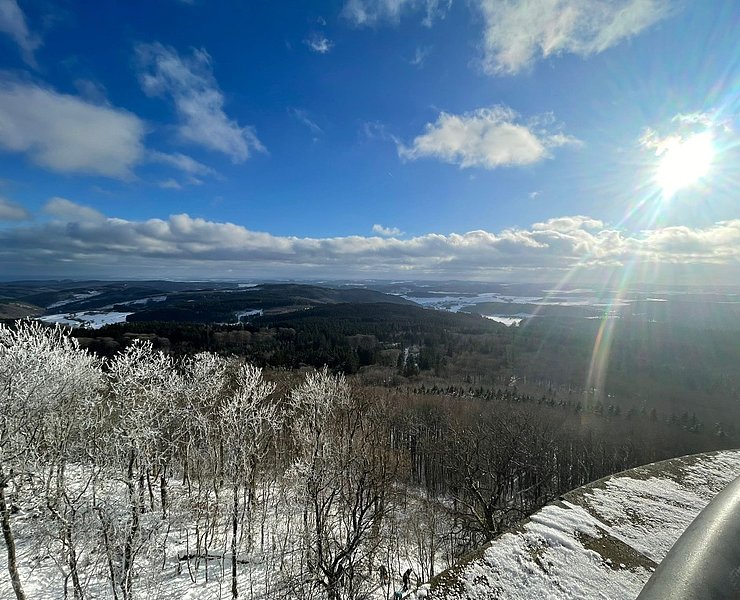 Winterlandschaft Hohe Acht