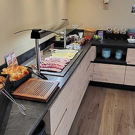 regionales Frühstücksbuffet