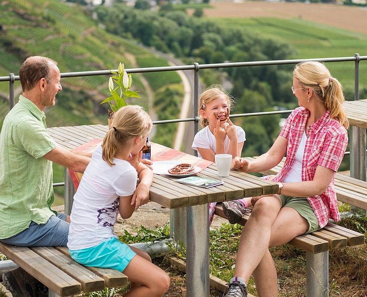Pause auf der Saffenburg