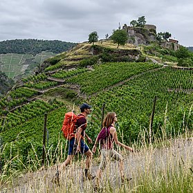 Aufstieg zur Saffenburg