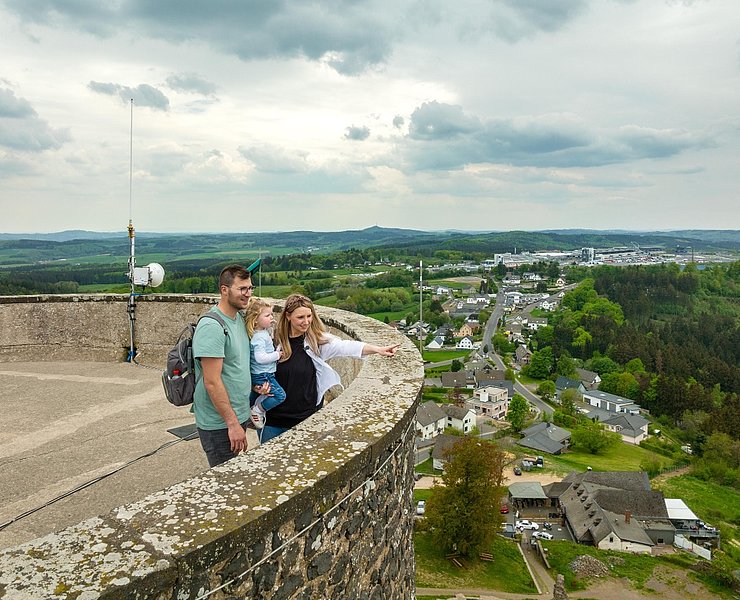 Aussicht von der Burgruine