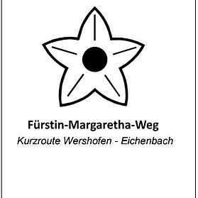 Wegelogo Kurzroute Fürstin-Margaretha-Weg Wershofen - Eichenbach