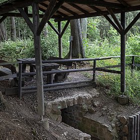 Rastmöglichkeit an Ausgrabung