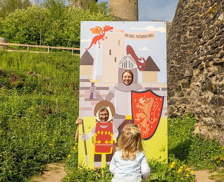 Familienzeit auf der Nürburg