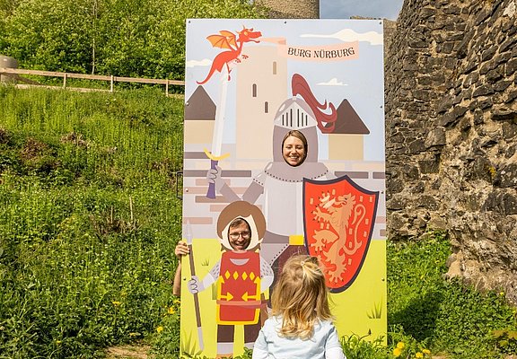 Familienzeit auf der Nürburg