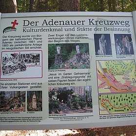 Infotafel Adenauer Kreuzweg
