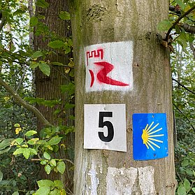 Wanderwege und Schilder