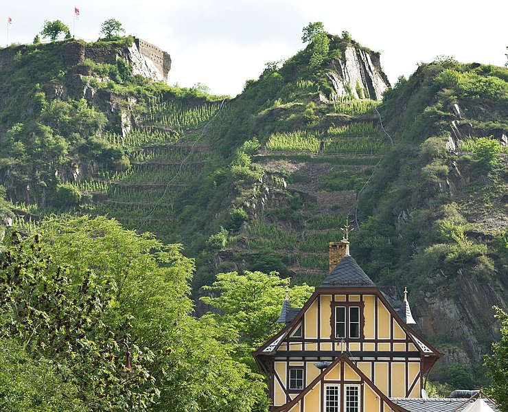 Blick auf die Saffenburg