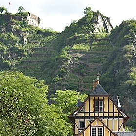 Blick auf die Saffenburg