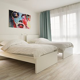 Schlafzimmer, Raum Weißer Turm (EG)