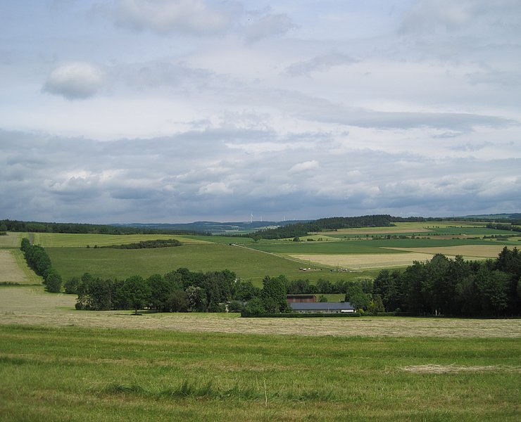Panoramablick Leudersdorf