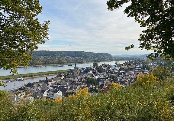 Blick vom Friedrichsberg auf Oberwinter