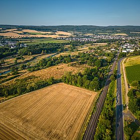 Blick in Richtung Lohrsdorf